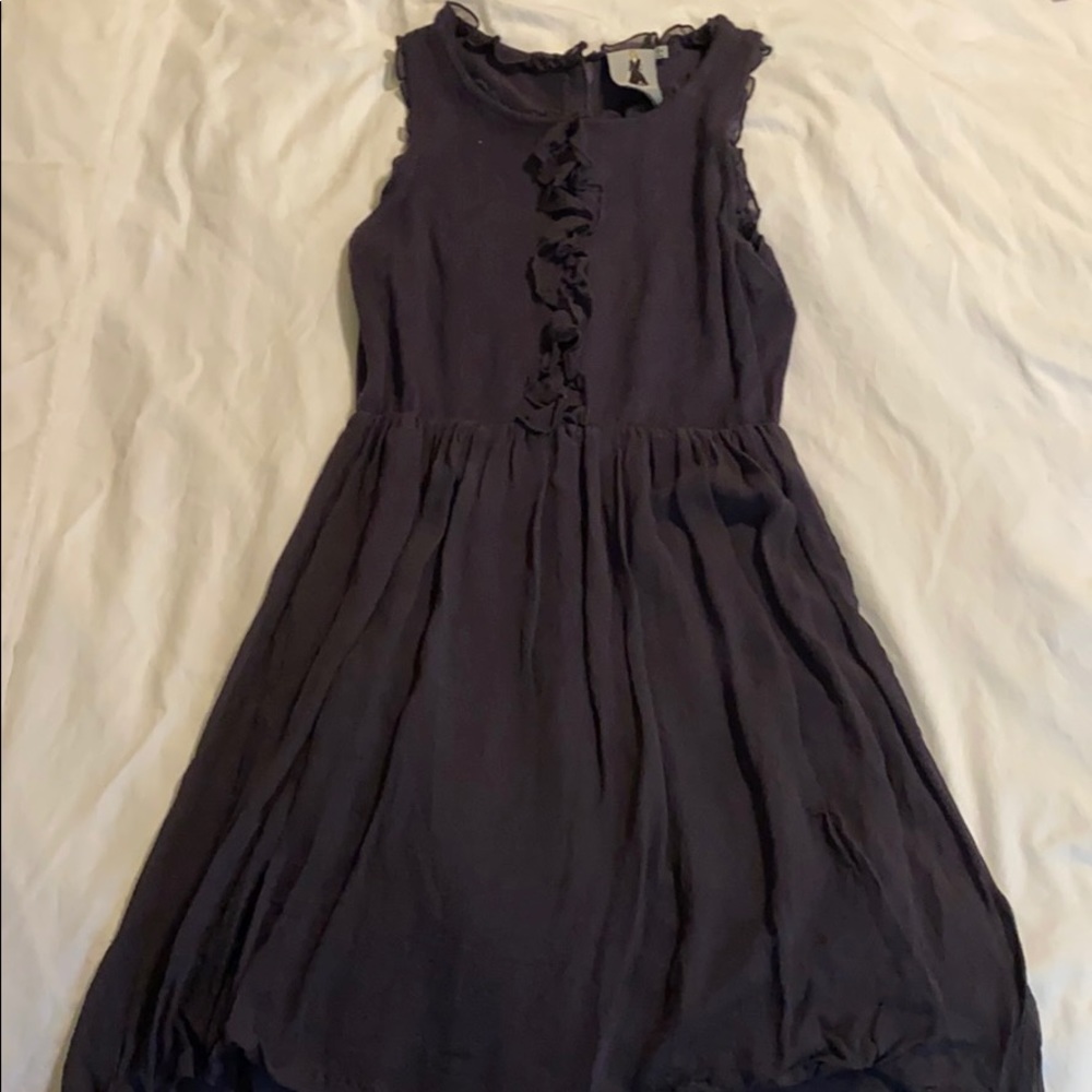 Navy knit dress